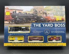 Bachmann N Scale The Yard Boss 0-6-0 Steam Train Set Brand New SEALED!