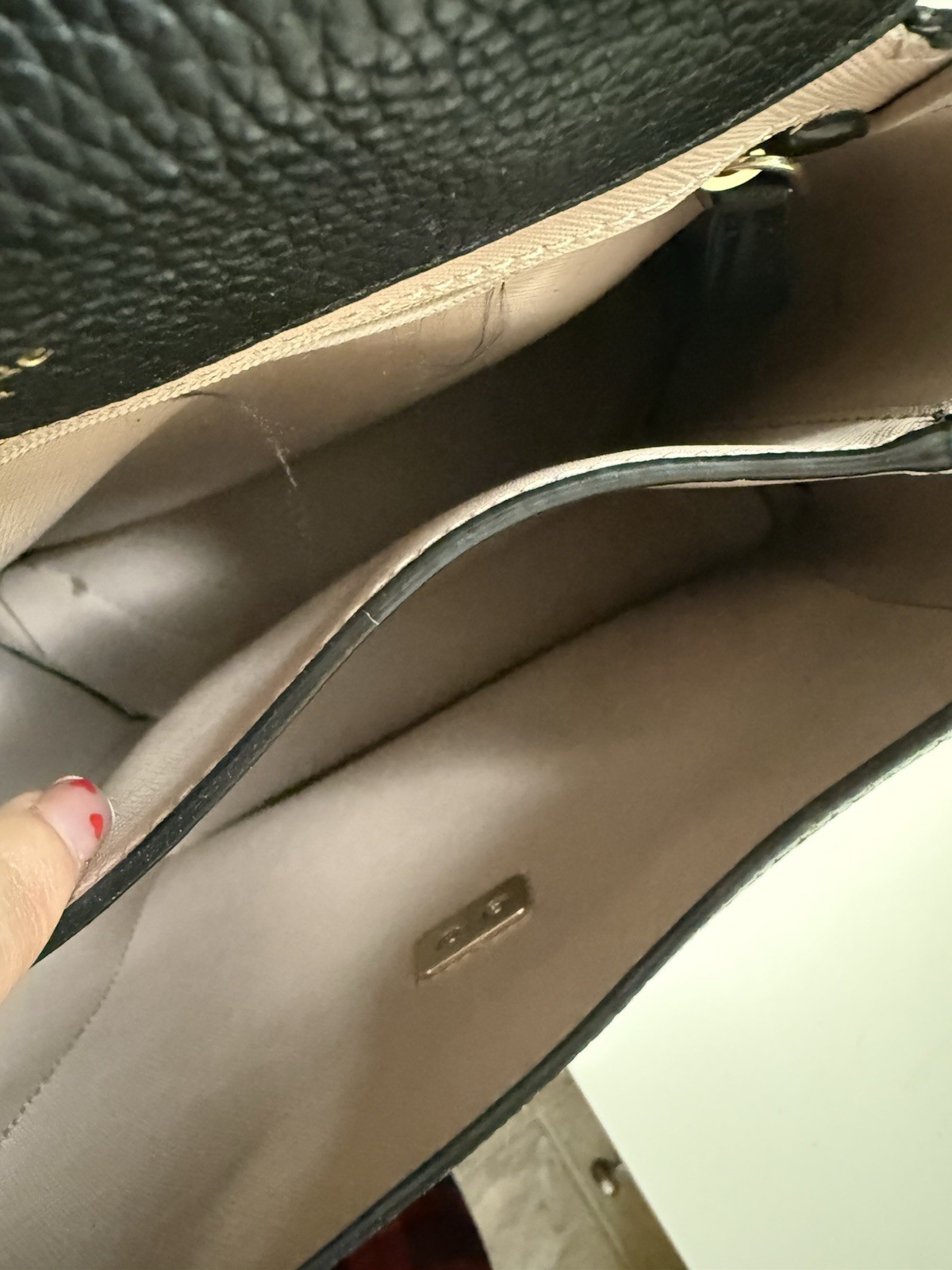 Kate Spade Black Leather Medium Backpack thumbnail 6