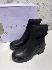 Madden Girl Women's Fawnn Black Size 7    FAWN02J1