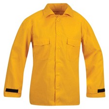 PROPPER Wildland Fire Shirt,2XL,Yellow,2 Pockets 817J50