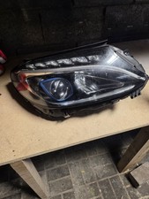 Mercedes C Class W205 2014 Headlight Led Driver Side Used Genuine Oem. U1