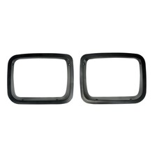 Rugged Ridge Headlight Bezels Black Fits 87-95 Jeep Wrangler Yj
