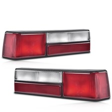 Tail Lights Assembly For Ford Mustang 1987 1993 E7zz13405a Halogen Red Lens