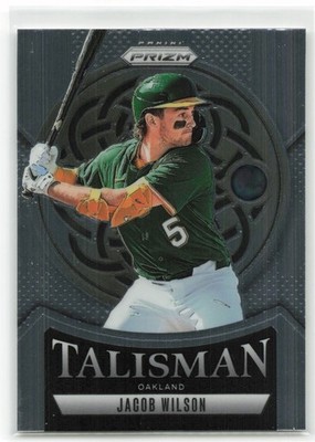 2025 Panini Prizm Jacob Wilson Tailsman #5 Oakland Athletics