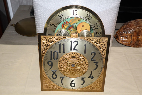 Revere Telechron Electric Grandfather Clock Dial