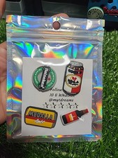 Puerto Rico Boricua Beer Latinos 4pcs for Crocs shoe Decor, FREE SHIPPING