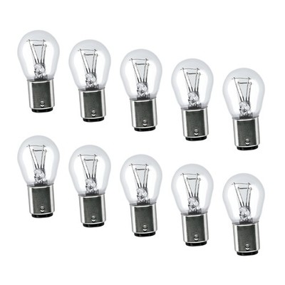 10x P21/5W Kugellampe BAY15d 12V   Für Bremslicht & Standlicht hinten