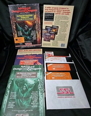 Dungeons & Dragons Masters Assistant Volume I Encounters  Commodore 64/128 1988 