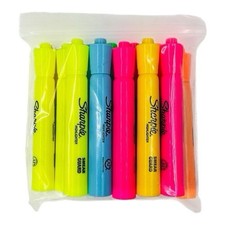 12 Highlighters Sharpie Assorted Color Highlighters Chisel Tip-No Box