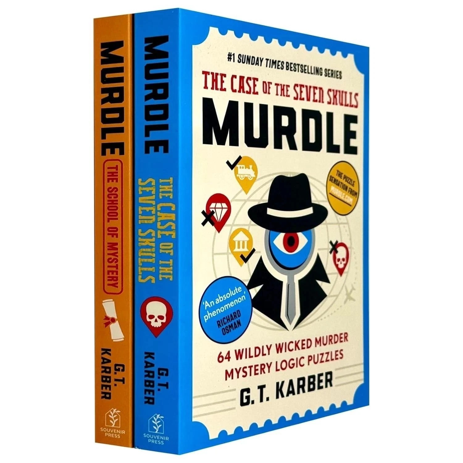 Murdle Puzzle Series 2 Books Collection Set By G. T. Karber School of Mystery