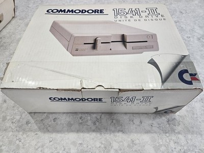 Commodore 1541-II Disk Drive Powers On with Origin box Power cable 
