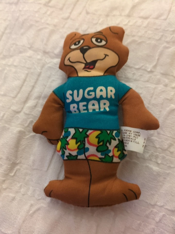 Poste de peluche de oso de azúcar de colección súper dorado crujiente cereal marrón Foto 4 de 4