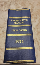 1974 New York State Gov. Legislature Manual  1571 pages Jim Griffin Signature
