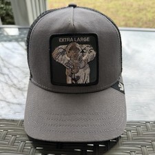 Goorin Bros The Farm Extra Large Elephant Patch Mesh Back Trucker Hat 101-0200