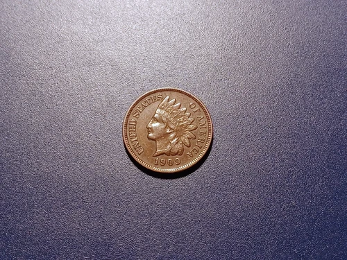 Choice XF 1909-P Indian Head Cent