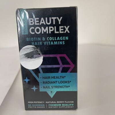 Raw Science Beauty Complex Biotin Collagen Hair Vitamins 60 Gummies