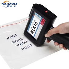 12.7mm portable handheld inkjet printer production date barcode inkjet