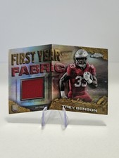 Topps Chrome 2024 First Year Fabric Trey Benson Rookie Booklet Arizona #FYF-TB