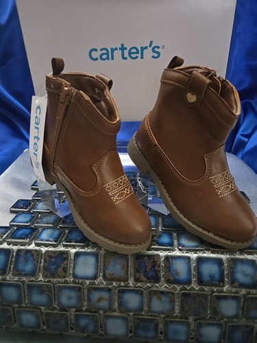 CARTER'S TODDLER GIRLS SIZE 9 DELILAH BROWN NEW IN BOX CF24S13B