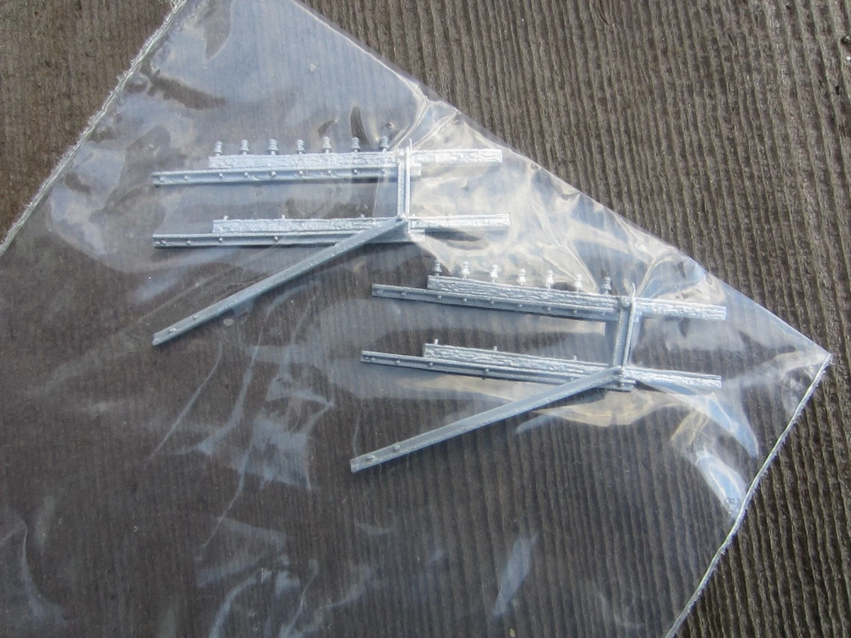 HO scale Brass Thru Truss Bridge 126' C&S/CB&Q Factory Ptd Silver New OB