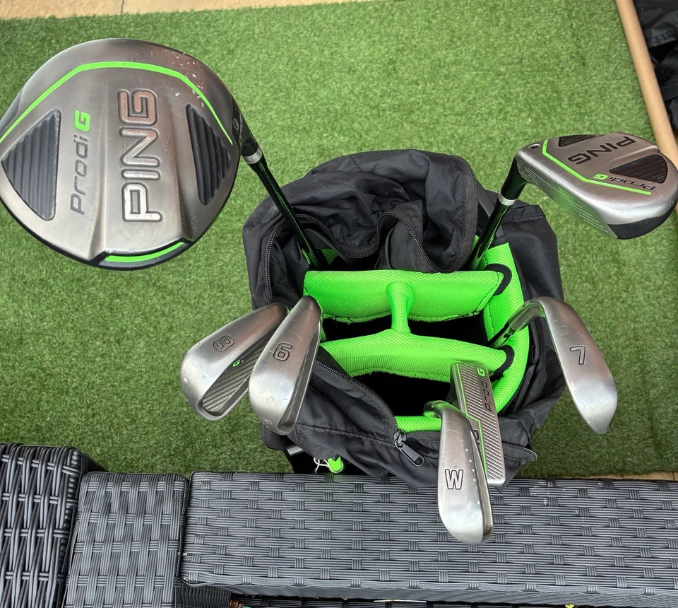 Ping Prodi G Junior Golf Set / Driver, Hybrid, 6, 7 & 8 Iron + Wedge & Putter - Image 2 of 4