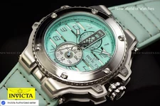 Invicta Racing DOWNFORCE 55.83mm SKELETON Dial Light Grey/Turquoise Men's Watch