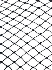 Heavy Duty Netting for Bird Poultry Aviary Game Pens 25 X 50 Net Black Mesh