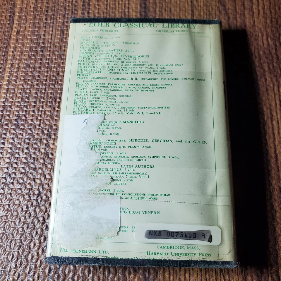 Euripides I Arthur S. Way 1959 Loeb Classical Library Greek Plays - Image 2 of 4