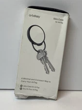 Orbitkey Slim Case For Airtag, Black, Secure Hold ~ New, Box Damage