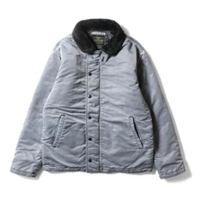 Houston N-1 Deck Jacket Pigment Dyed XL Workwear Navy JAPAN