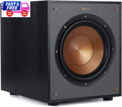 Klipsch R-100SW 10'' Subwoofer Deep Bass All-Digital Amplifier Home Audio