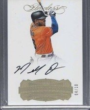 MARCELL OZUNA 2017 PANINI FLAWLESS PLATINUM HOLOFOIL ON CARD AUTO #D 4/10