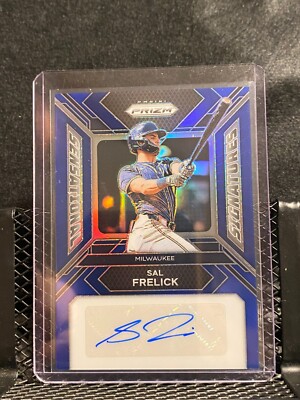 Sal Frelick 2024 Prizm Sensational Signatures Blue Auto #44
