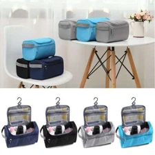 Women Men Toiletry Bag Wash Kit Cosmetics Shaving Makeup Case Organizer Travel