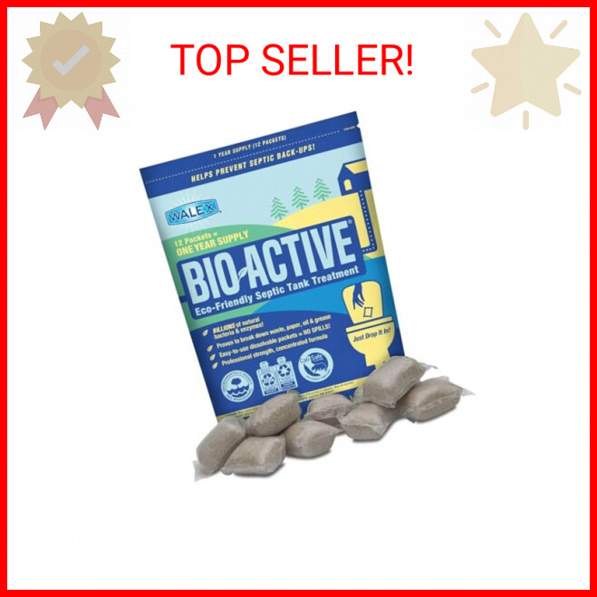 Walex Bio-Active Home Septic Tank Treatment - Strong Digestive Power with Benefi