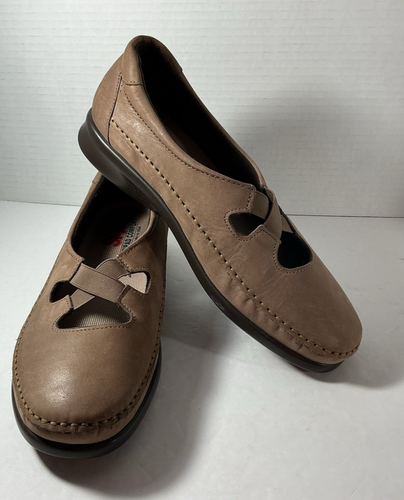 SAS Tripad Crissy Women’s Size 9 Shoe Tan Leather Slip On Walking Comfort Shoe - Picture 3 of 6