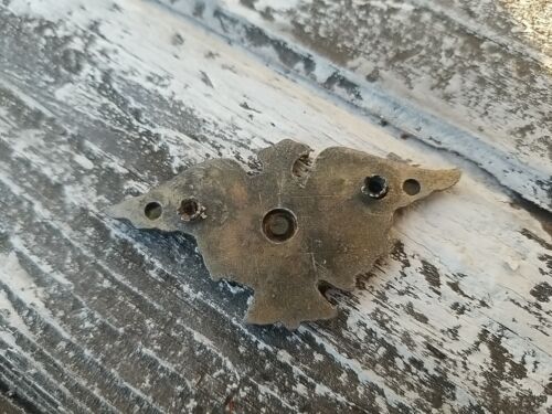 Vintage Army Military E Pluribus Unum American Eagle Badge Emblem Metal WwII - Picture 5 of 5