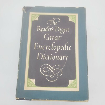 The Reader's Digest Great Encyclopedia Dictionary; Large1967 HC 2nd printing