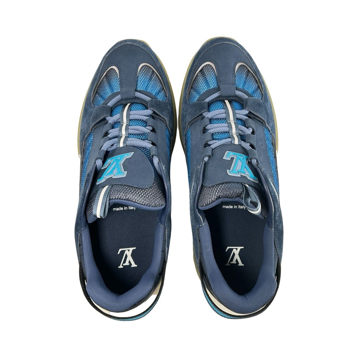 Lucien Clarke Louis Vuitton A View Sneaker Blue - Size LV Lucien Clarke Louis Vuitton A View Sneaker Blue - Size LV