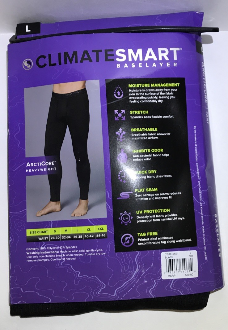 climatesmart base layer heavyweight