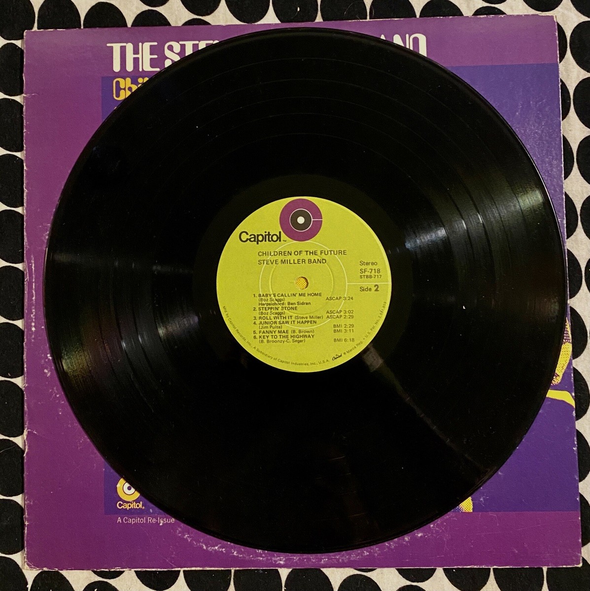THE STEVE MILLER BAND - CHILDREN OF THE FUTURE - CAPITOL RECORDS