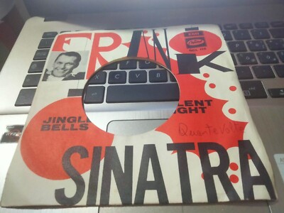 45 Runden - 7' nur Cover FRANK SINATRA JINGLE BELLS SILENT NIGHT