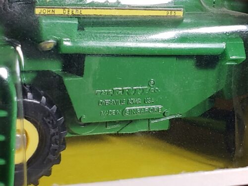 VINTAGE 1/50 ERTL JOHN DEERE 985 COMBINE HYDRO FARM TOY NEW IN BOX - Picture 9 of 11