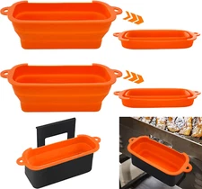 Grill Drip Pan Silicone Grease Cup Liner for Blackstone 36/28/22/17 Griddle 2pcs