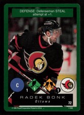 Radek Bonk 1995-96 Playoff One on One Challenge #72 Ottawa Senators