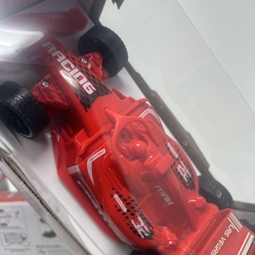 1:22 RC Auto Las Vegas F1 27Mhz & USB Rosso A/Blk con Telecomando Batteria Inc Lotto 2 Pezzi - Foto 8 di 12