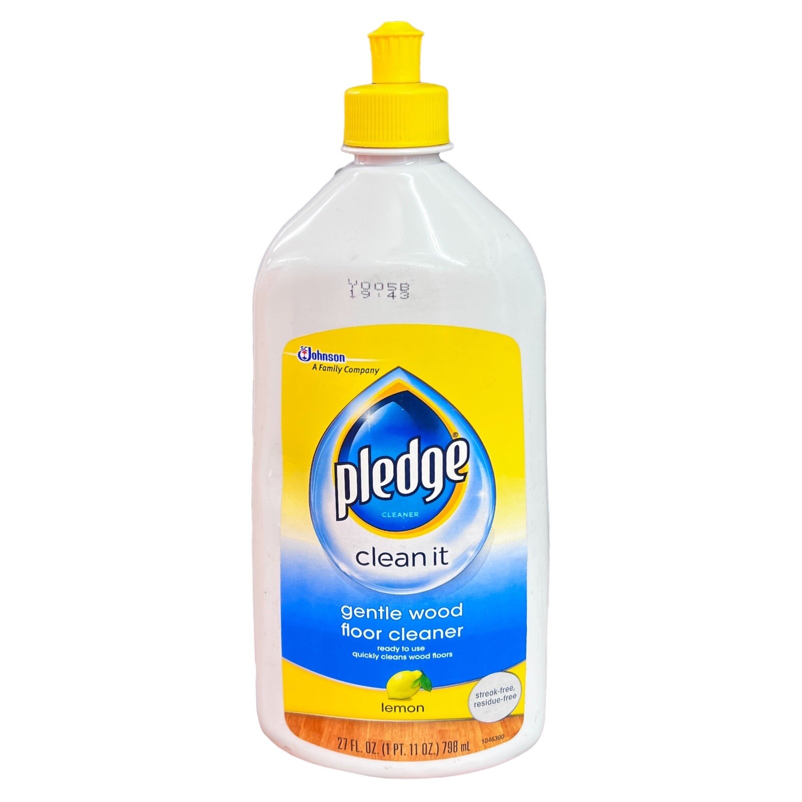Pledge Clean It Gentle Wood Floor Cleaner Lemon Scent 27 Oz. Streak Residue Free 46500813160 eBay