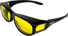 Global Vision Safety Fit Over Glasses Black