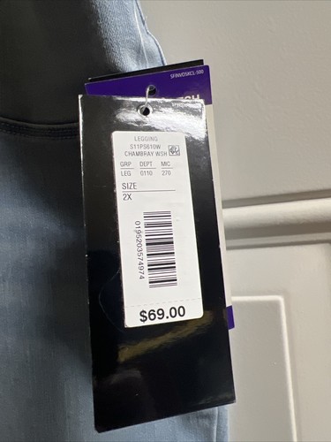 Slim Factor by Investments Plus Stretch Jeans NWT Size 2XL Regular Slim Straight - Picture 6 of 7