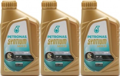 Petronas Syntium 5000 XS 5W-30 Motoröl 3x 1l = 3 Liter